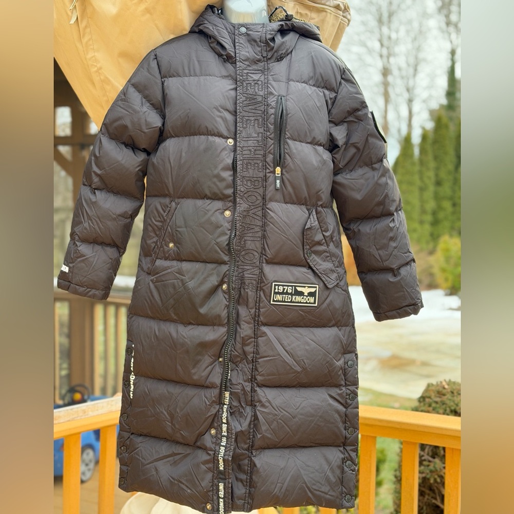 Men's Black Puffer Coat